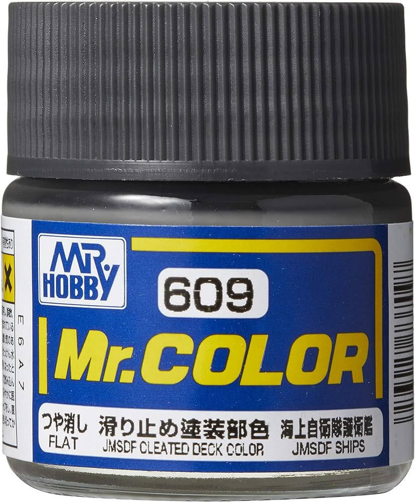 Gunze Sangyo Flat JMSDF Cleated Deck Gray Mr.Color 10ml C609